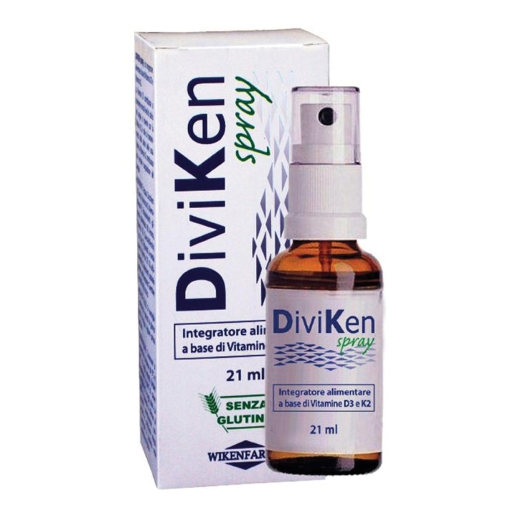 Diviken Spray Orale 21 ml - Integratore Vitamina D3 e K2
