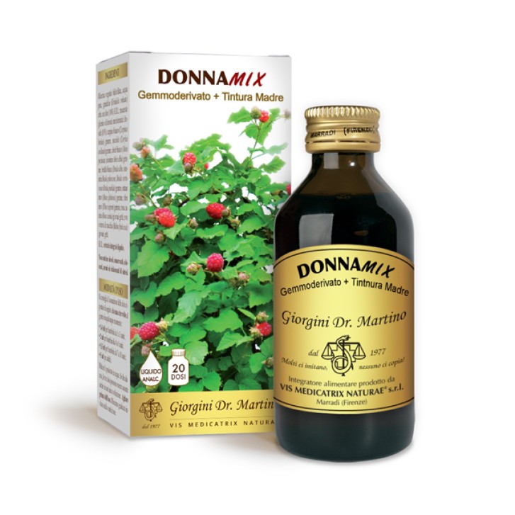 DonnaMix Liquido Analcolico 100 ml Dr. Giorgini - Integratore Ciclo Mestruale e Menopausa
