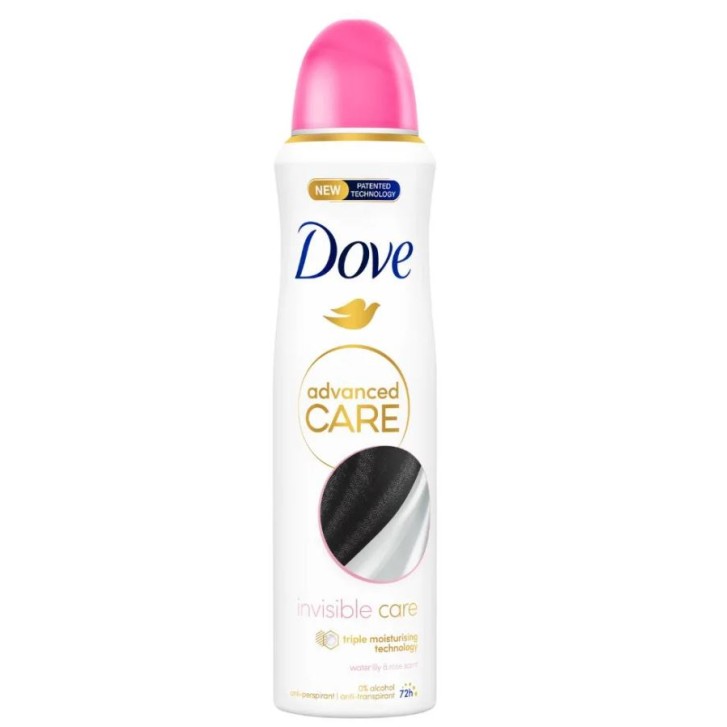Dove Deodorante Advanced Care Invisible Spray 150 ml