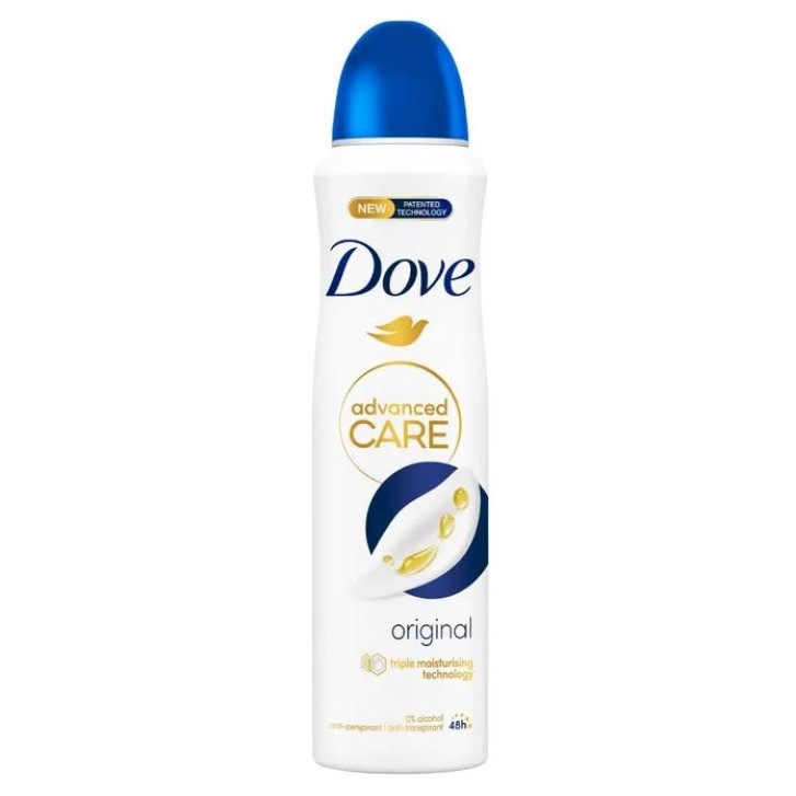 Dove Deodorante Advanced Care Original Spray 150 ml
