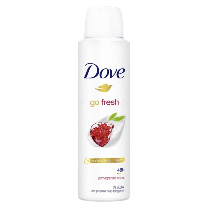 Dove Deodorante Go Fresh Spray Profumo Melograno 48h 150 ml