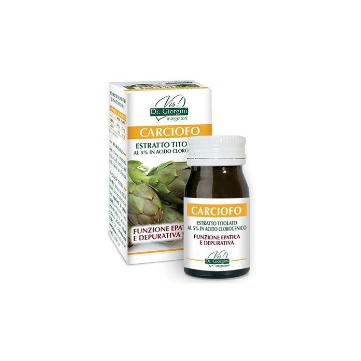 Carciofo Estratto Titolato Dr. Giorgini 60 pastiglie - Integratore Alimentare