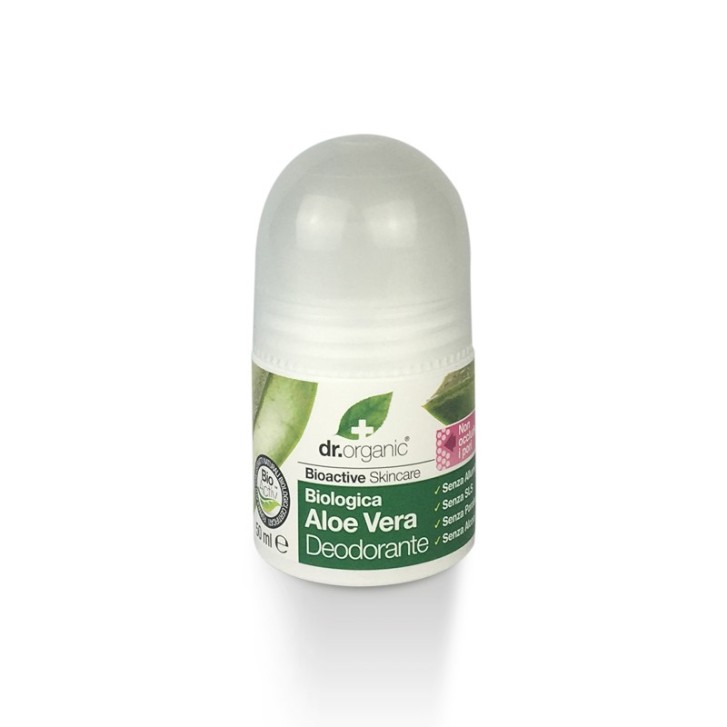Dr.Organic Aloe Vera Deodorante Roll-On Antibatterico 50 ml
