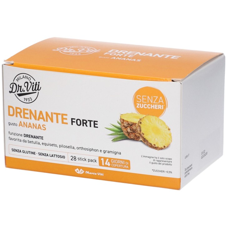 Marco Viti Drenante Forte Ananas 28 Stick - Integratore Drenante