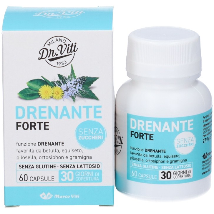 Drenante Forte Viti 60 Capsule - Integratore Drenante