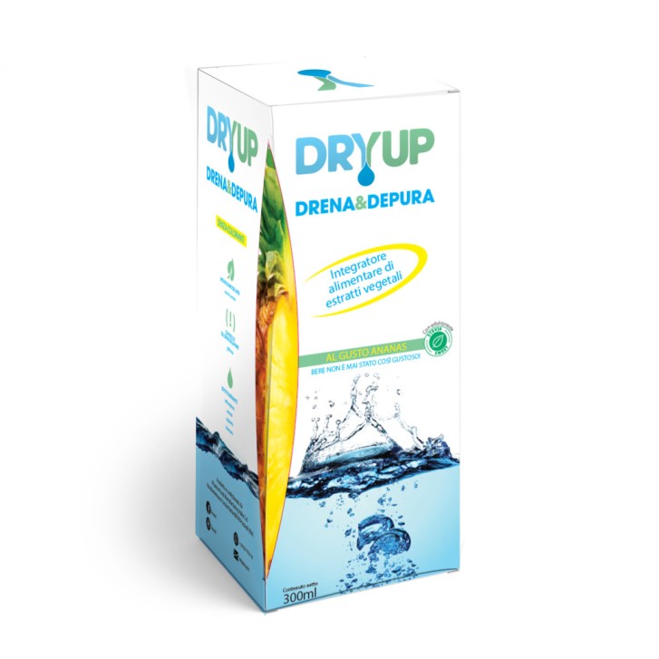 Dry Up Ananas 300 ml - Integratore per Drenaggio dei Liquidi