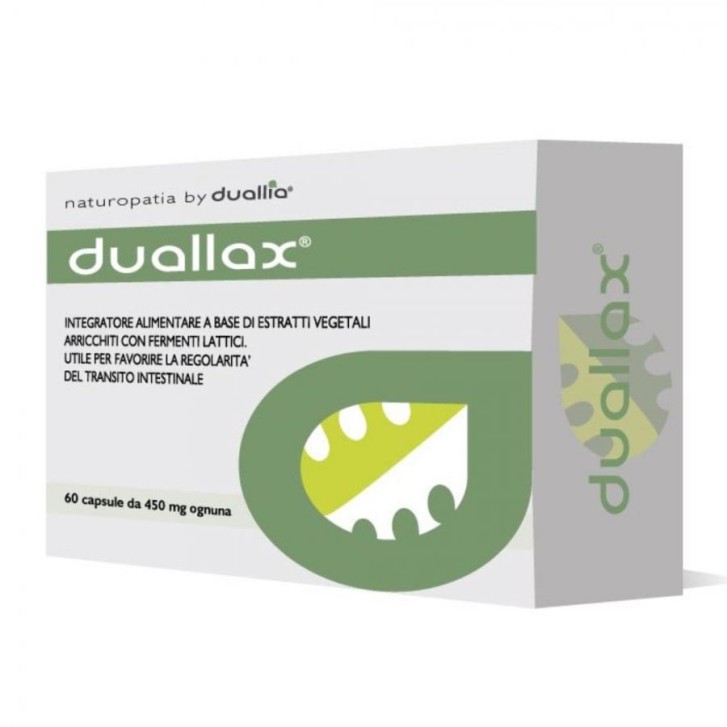Duallax 450 mg 60 capsule - Integratore Benessere Transito Intestinale