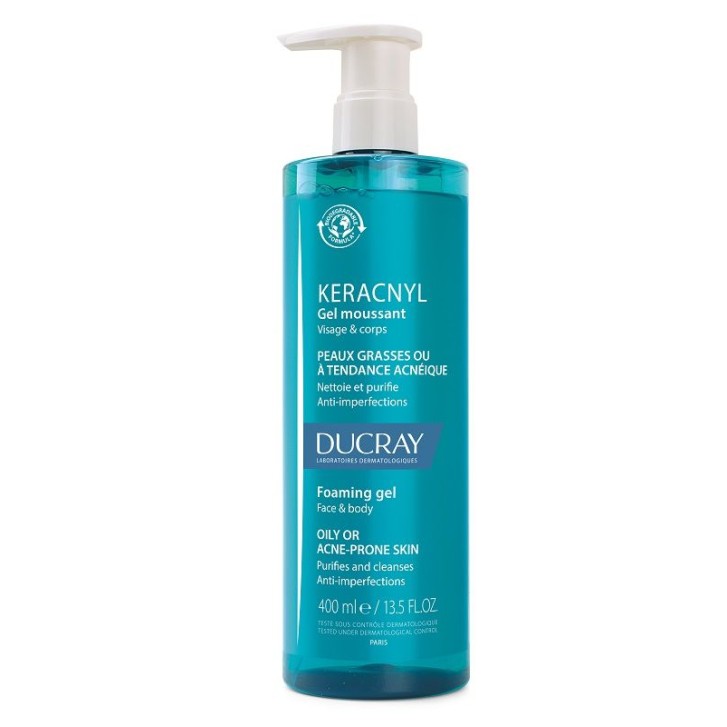 Ducray Keracnyl Gel Detergente 400 ml