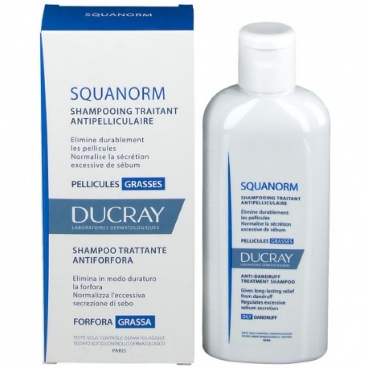 Ducray Squanorm Shampoo Antiforfora Grassa 200 ml