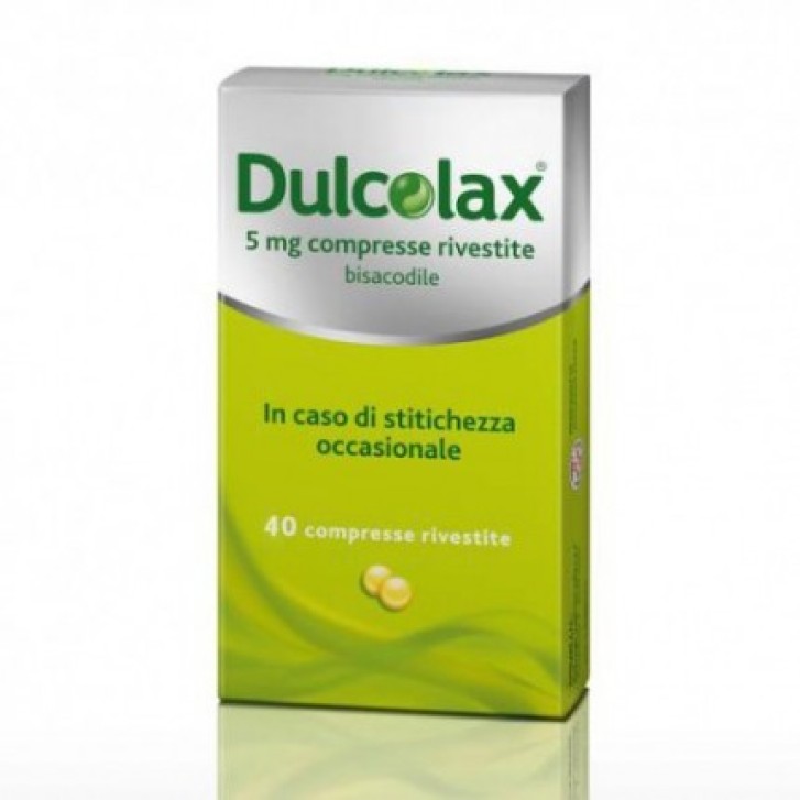 Dulcolax 5 mg 40 Compresse per la Stitichezza Occasionale PSI