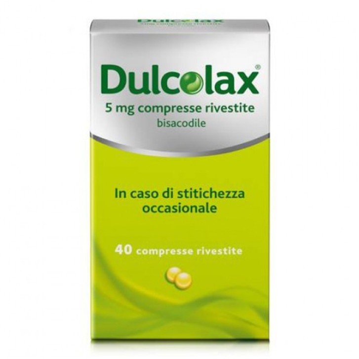 Dulcolax 5 mg 40 Compresse per la Stitichezza Occasionale