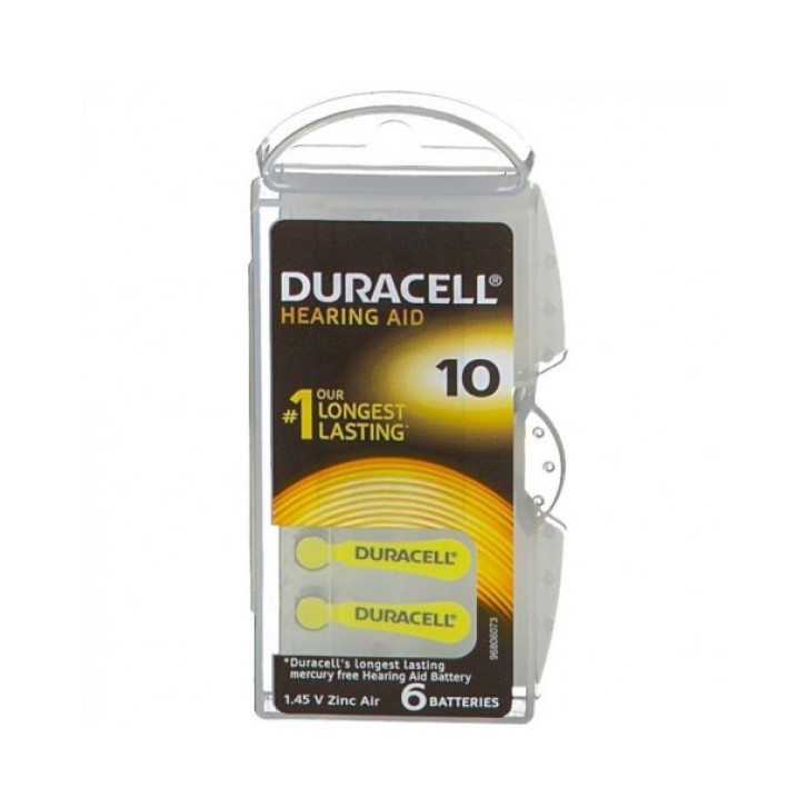 Duracell Easy Tab 10 Giallo 6 Batterie