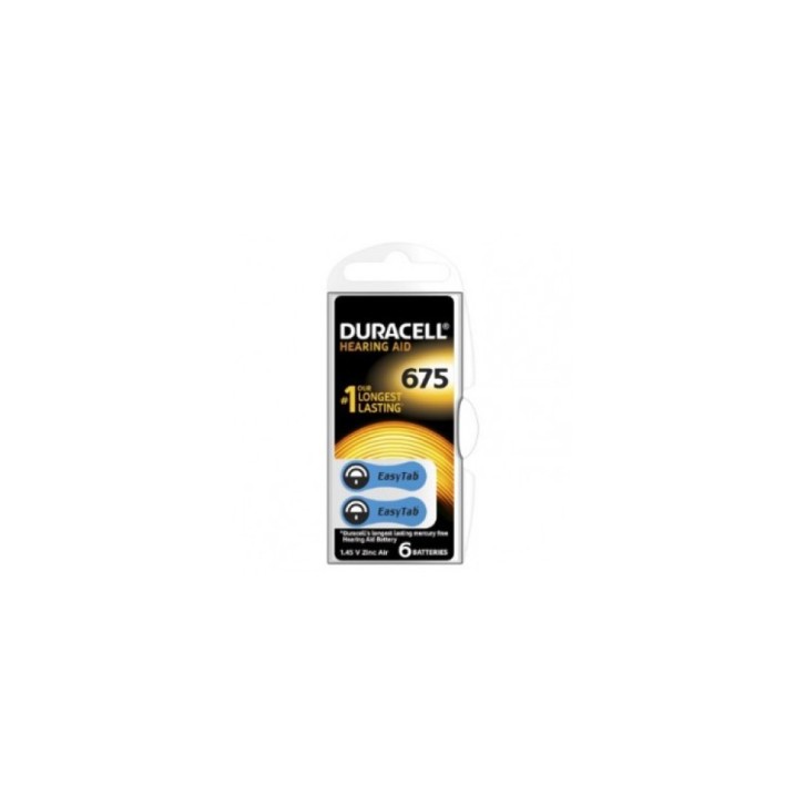 Duracell Easy Tab 675 Blu 6 Batterie