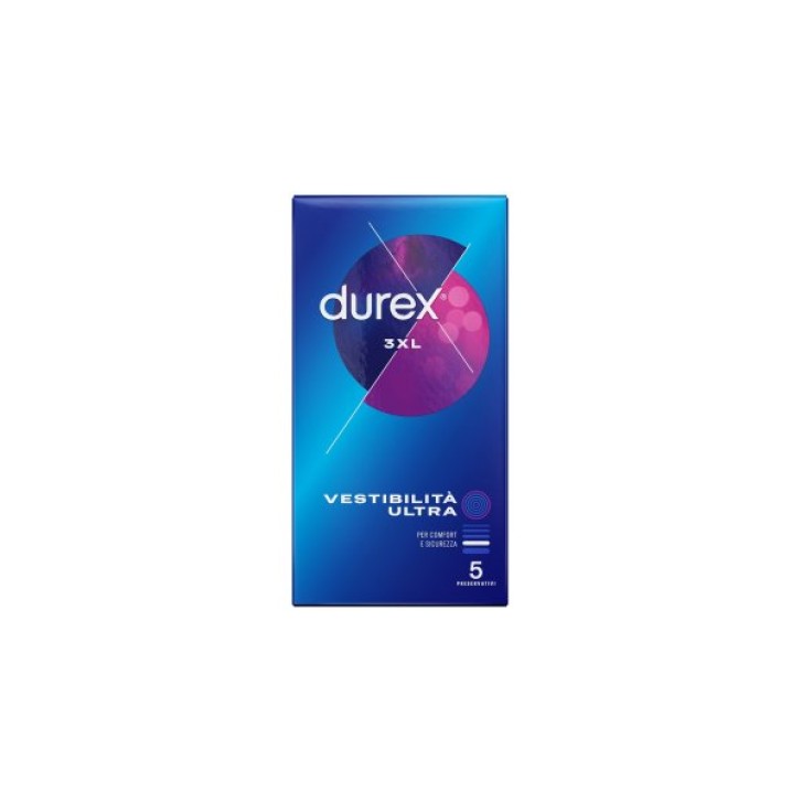 Durex 3XL Vestibilità Ultra 5 Profilattici