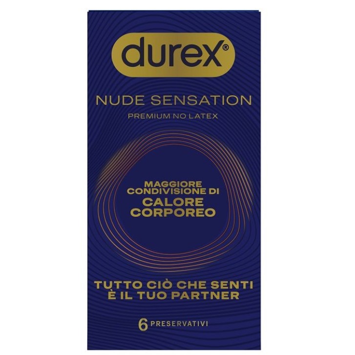 Durex Nude Sensation Profilattici Regular 6 pezzi