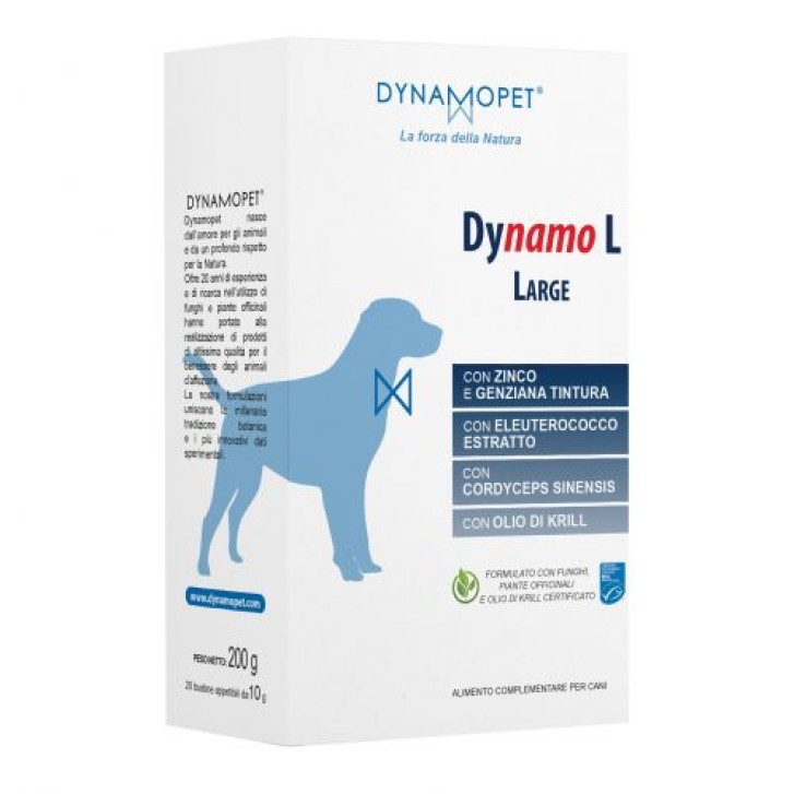 Dynamo L Large 20 bustine - Mangime Complementare per Cani