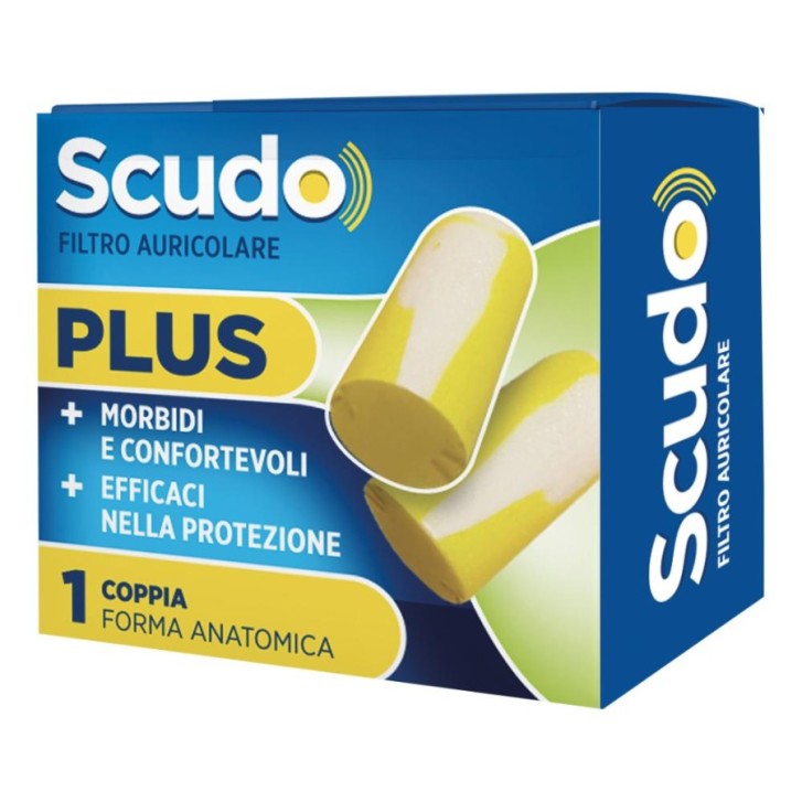 Earplug Scudo Plus Tappi Auricolari 2 pezzi