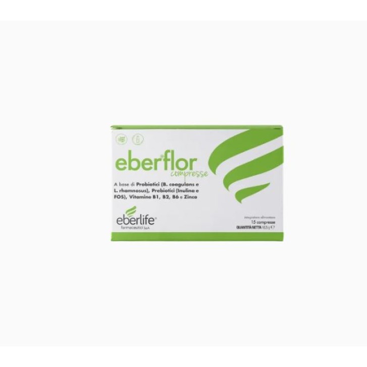 Eberflor 15 compresse - Integratore Benessere Intestinale