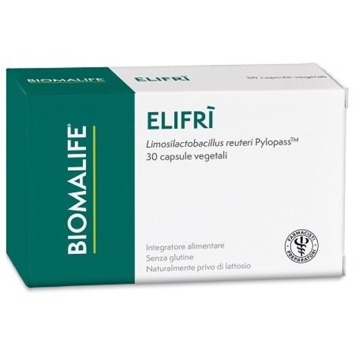 Biomalife Elifri 30 capsule - Integratore Limosilactobacillus Reuteri