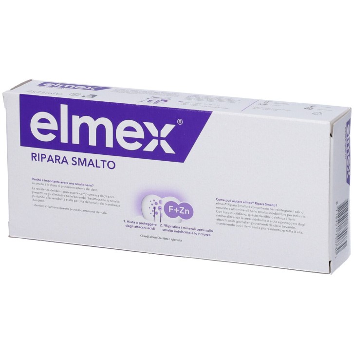Elmex Ripara Smalto Dentifricio 2x75ml