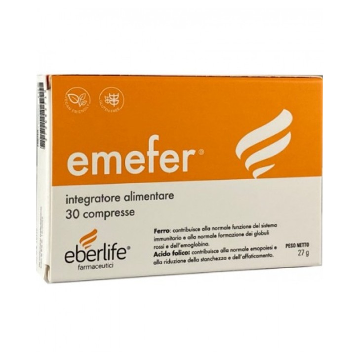 Emefer 30 Compresse - Integratore Gravidanza e Allattamento
