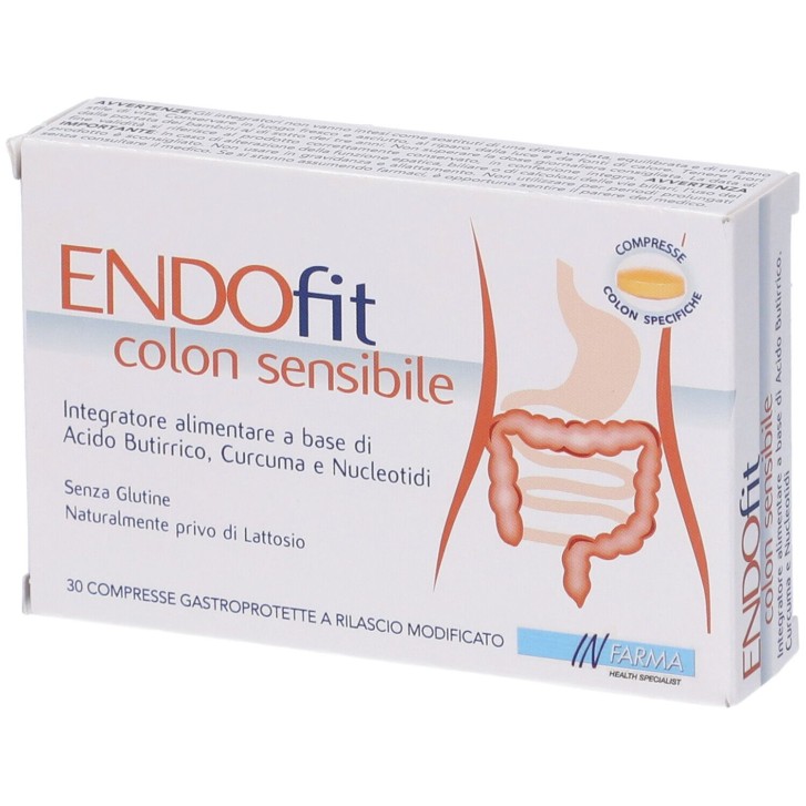 Endofit Colon Sensibile 30 Compresse - Integratore Alimentare