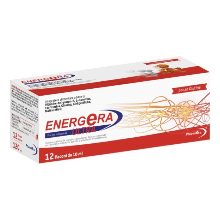 Energera Ultra 12 Flaconcini - Integratore Energia e Memoria