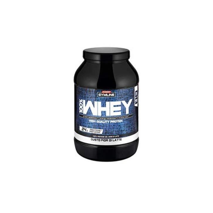 Enervit Gymline 100% Whey Proteine Concentrate Fior di Latte 900 grammi - Integratore Proteico