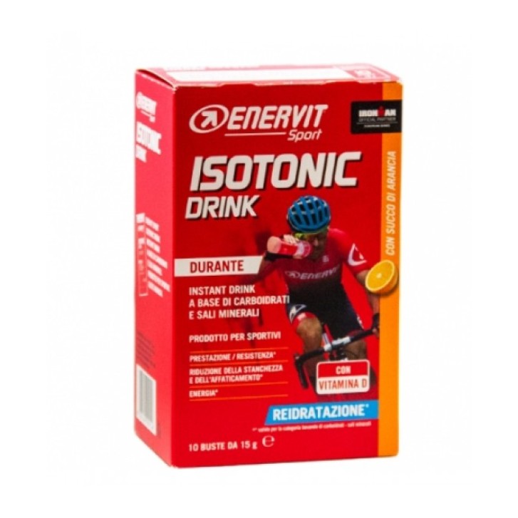 Enervit Sport Isotonic Drink Arancia 10 Bustine - Integratore Alimentare