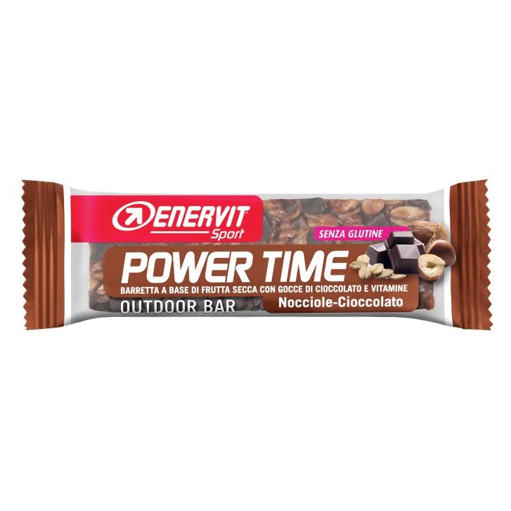 Enervit Power Time Barretta Energetica Cioccolato e Nocciole 30 grammi