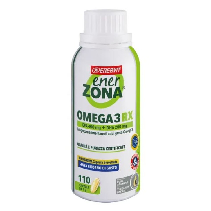 Enerzona Omega 3 Rx 110 capsule - Integratore Acidi Grassi Omega 3