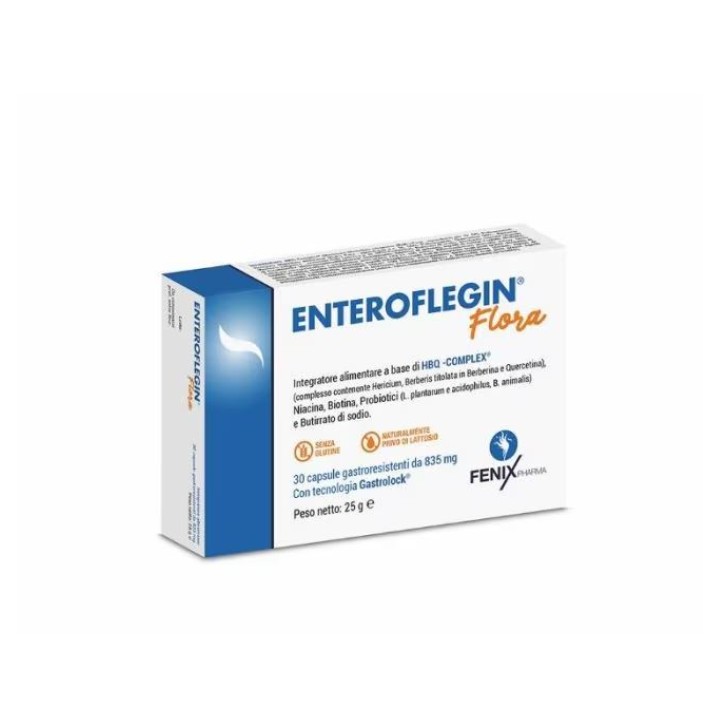 Enteroflegin Flora 30 capsule - Integratore Benessere Intestino