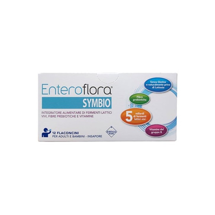 Enteroflora Symbio 12 Flaconcini - Integratore Alimentare