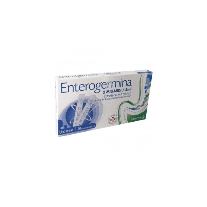 Enterogermina 2 Miliardi/5 ml 10 Flaconcini