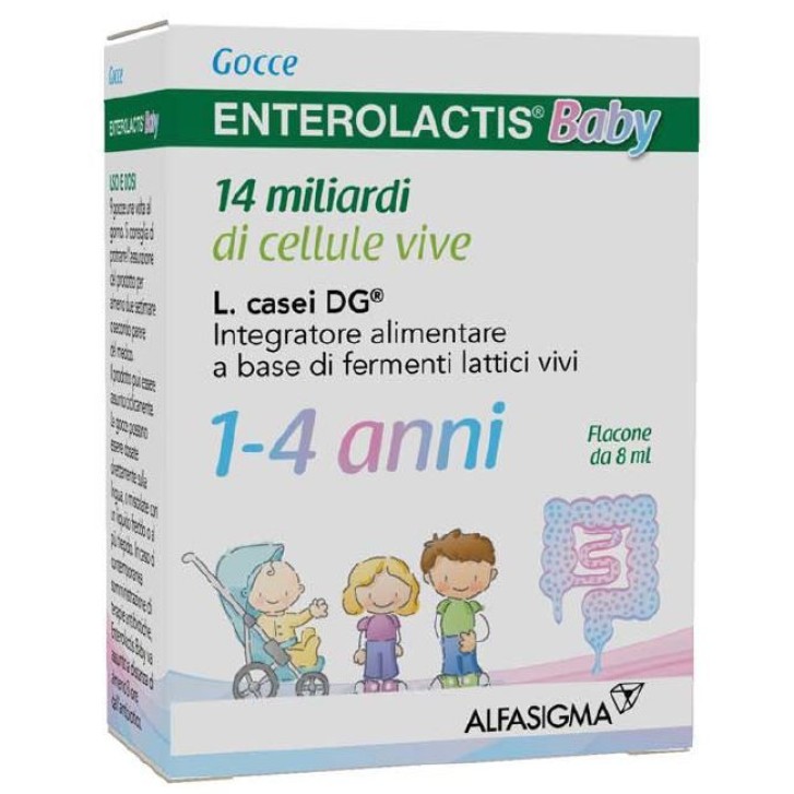 Enterolactis Baby Gocce 8 ml - Integratore Fermenti Bambini