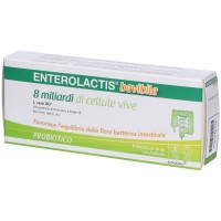 Enterolactis Bevibile 6 Flaconcini - Integratore Fermenti Lattici Vivi