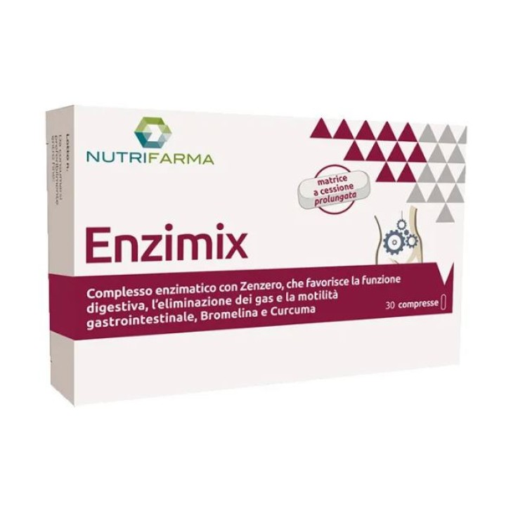 Enzimix 30 compresse - Integratore Benessere Digestivo