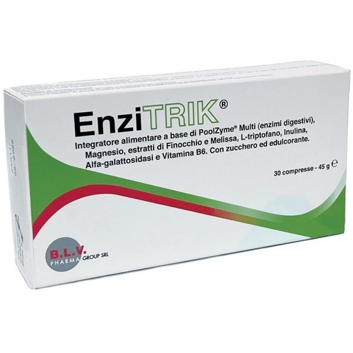 Enzitrik 30 Compresse - Integratore Digestione e Gonfiore