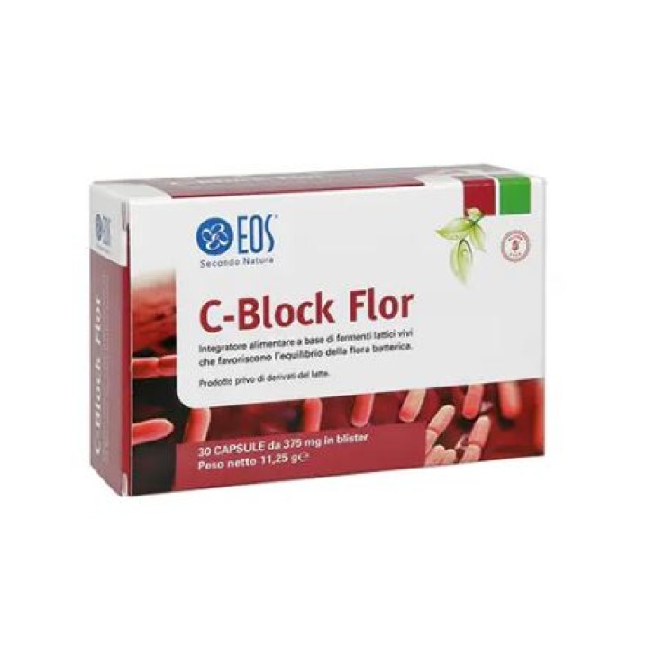 EOS C-Block Flor 30 Capsule - Integratore Fermenti Lattici Vivi