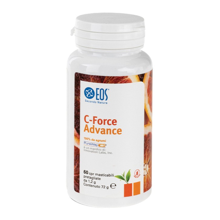 EOS C-Force Advance 60 Compresse Masticabili - Integratore per le Difese Immunitarie