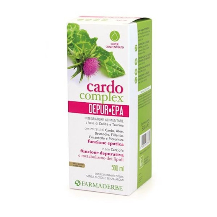 Farmaderbe Cardo Complex Depur-Epa 500 ml - Integratore per il Colesterolo