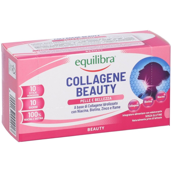 Equilibra Collagene Beauty 10 stick - Integratore Bellezza Pelle