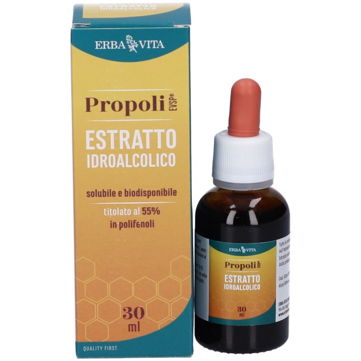 Propoli EVSP Estratto Idroalcolico 30 ml - Integratore per Difese e Stagione Fredda