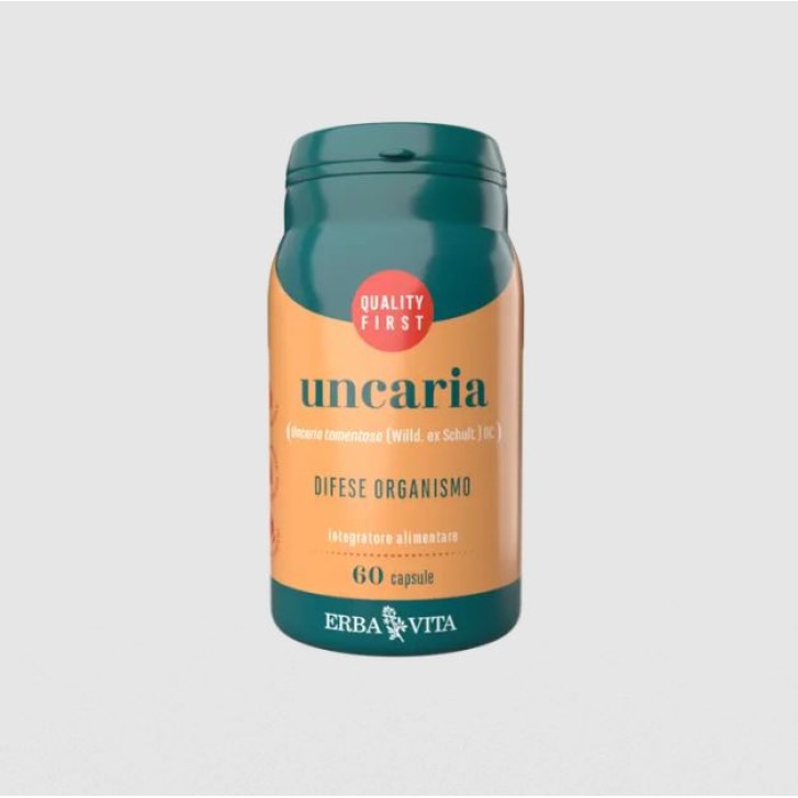 Erba Vita Uncaria 500 mg 60 Capsule - Integratore Difese Organismo