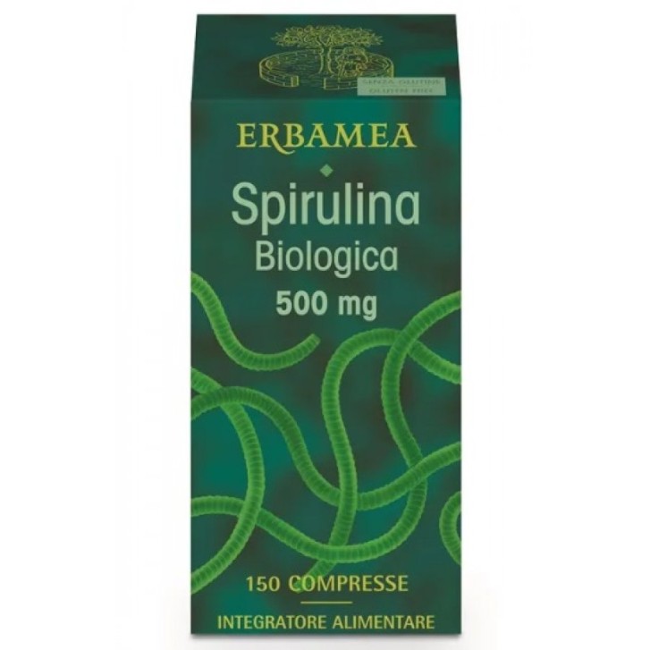 Erbamea Spirulina Biologica 150 compresse - Integratore Alimentare