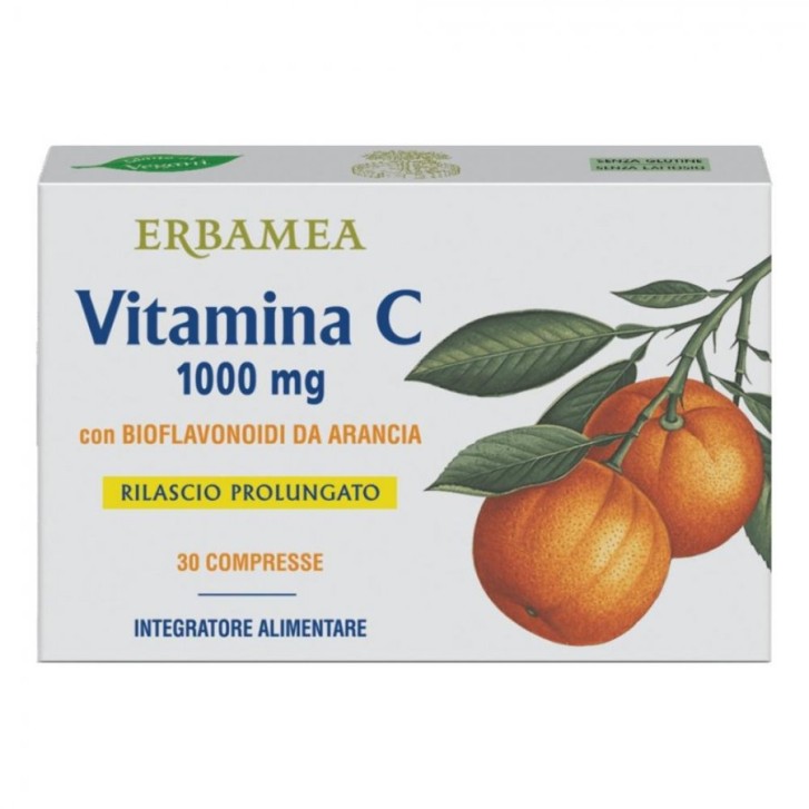 Erbamea Vitamina C 1000 mg 30 compresse - Integratore Alimentare