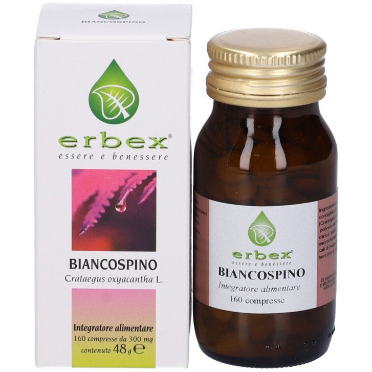 Erbex Biancospino 160 compresse - Integratore Benessere Cardiovascolare