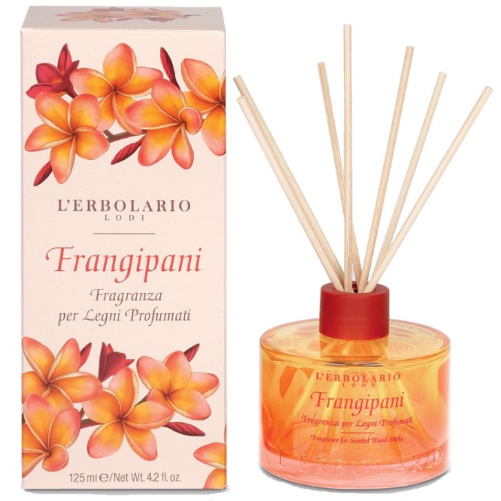L'Erbolario Frangipani fragranza Legni Profumati 125 ml
