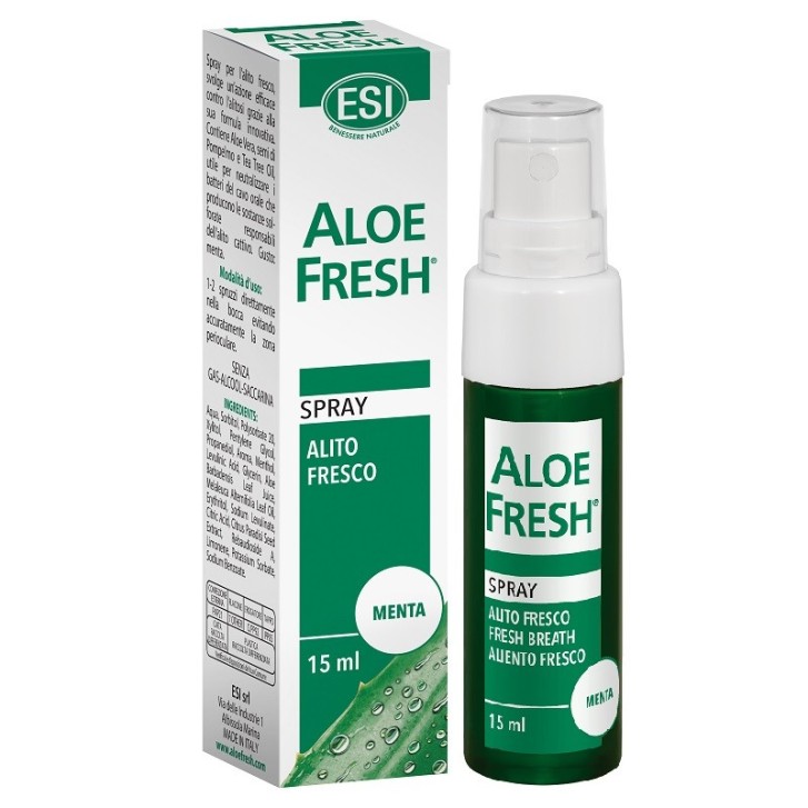Esi Aloe Fresh Alito Fresco Spray Gusto Menta 15 ml