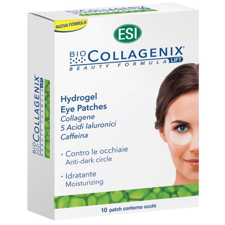 Esi Biocollagenix Hydrogel Eye Patches Contorno Occhi Anti-Occhiaie 10 pezzi